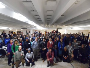 Attention Homes Sleepout 2015 -- Group photo